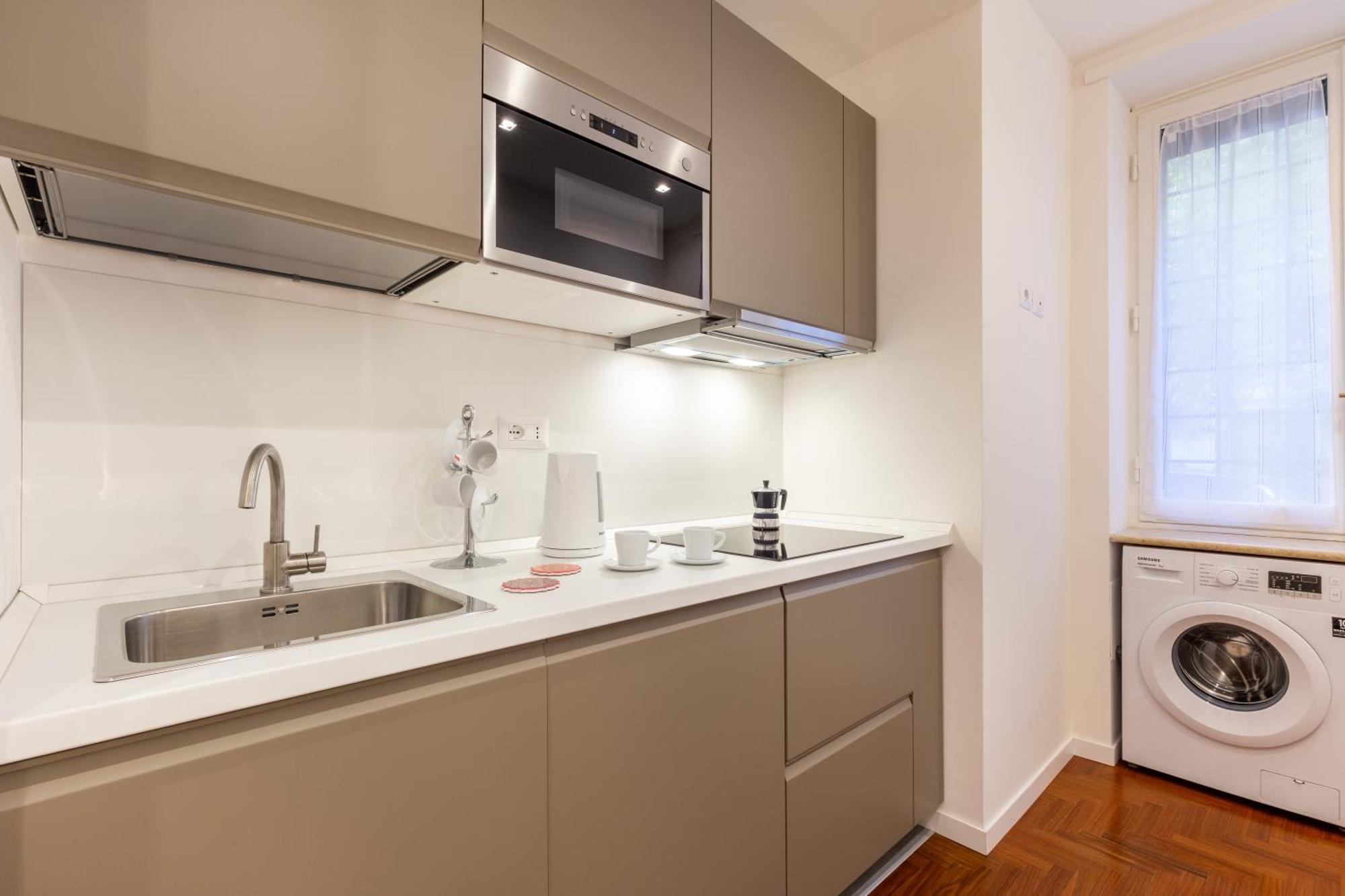 Poggioli House Up 4Pp Policlinico Apartment *
